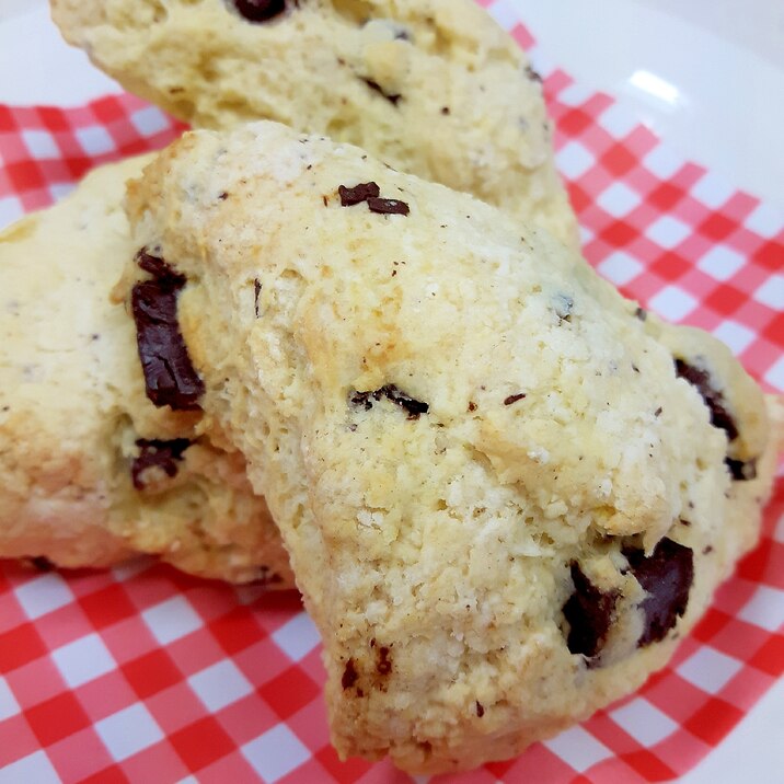 HMで！子供が喜ぶ豆腐のチョコレートスコーン♪